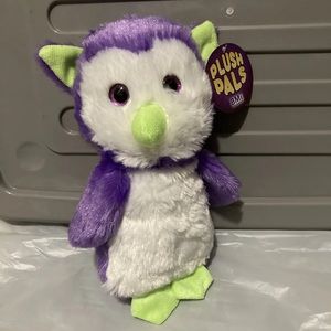 Owl Plush Stuffed BMI Plush Pals Purple; NWTs; 2021